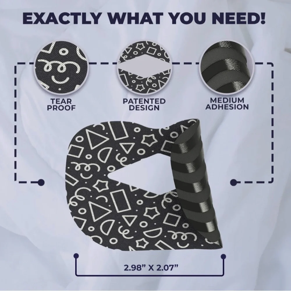 Mouth Tape Muzzle Sleep Youth Size Medium Hold 30 Count New Sealed Package - Picture 4 of 8